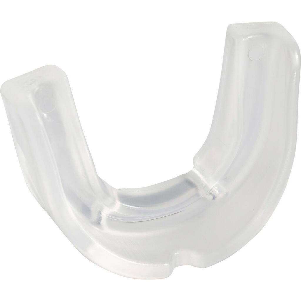 Chránič zubov FH100 L na pozemný hokej pri nízkej intenzite priesvitný