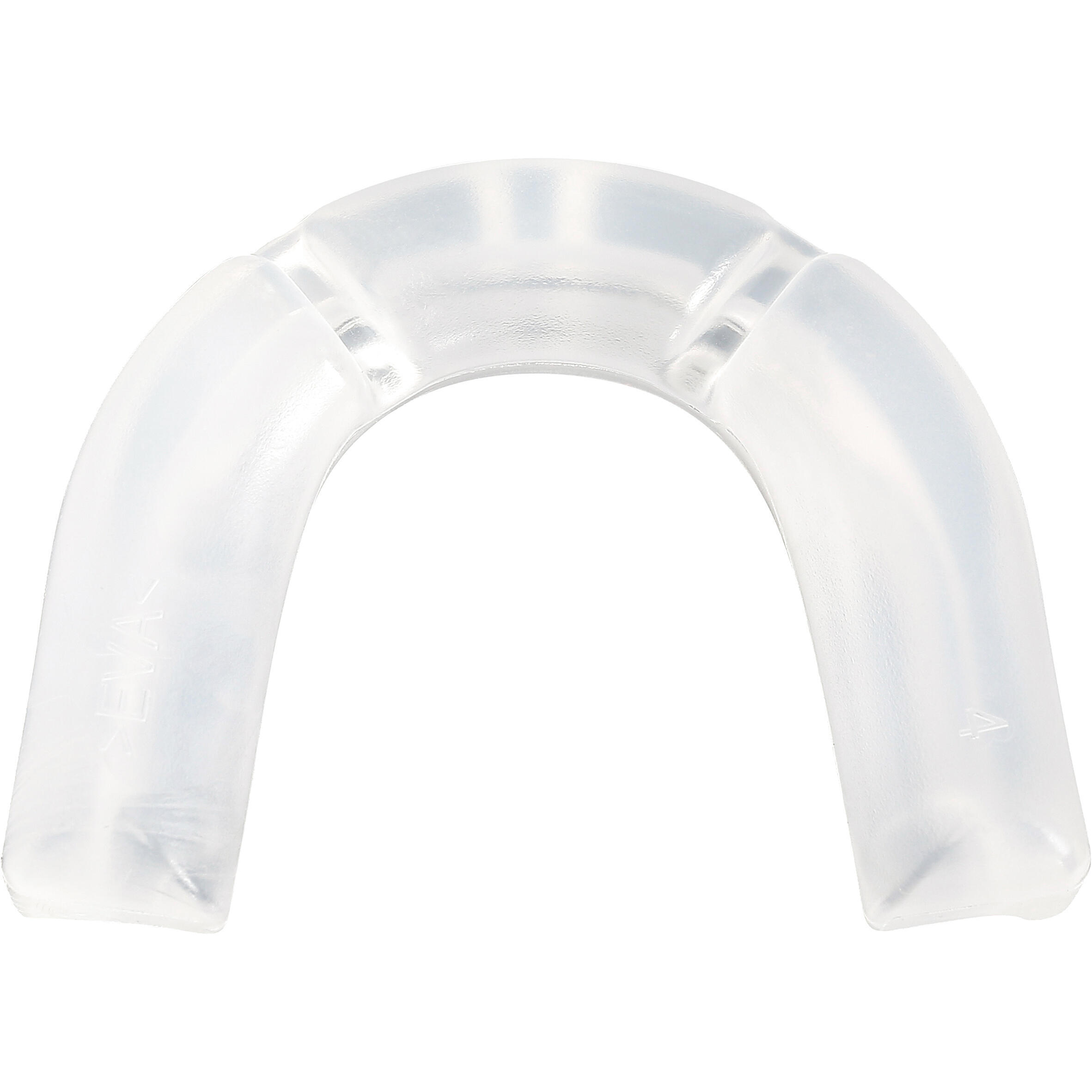 Size M Transparent Rugby Mouthguard R100 3/8