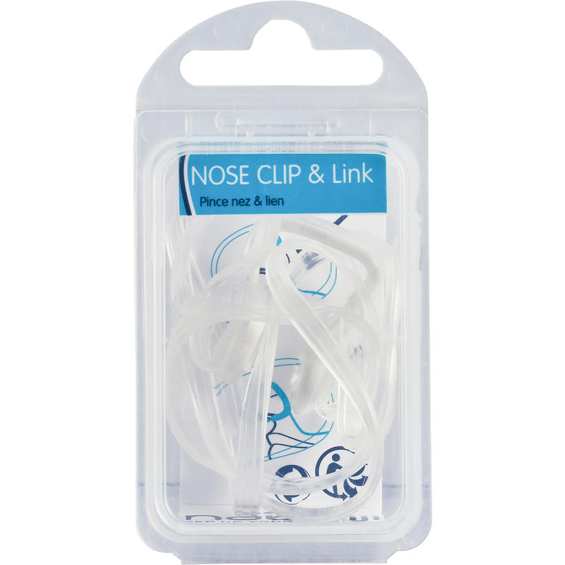 SWIMMING NOSE CLIP WITH DETACHABLE WHITE STRAP