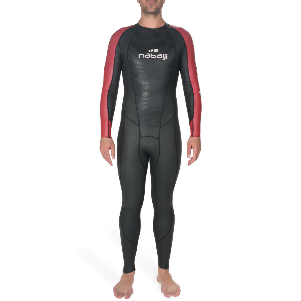 MEN'S OPEN-WATER SWIMMING NEOPRENE GLIDESKIN WETSUIT OWS 2/2 mm