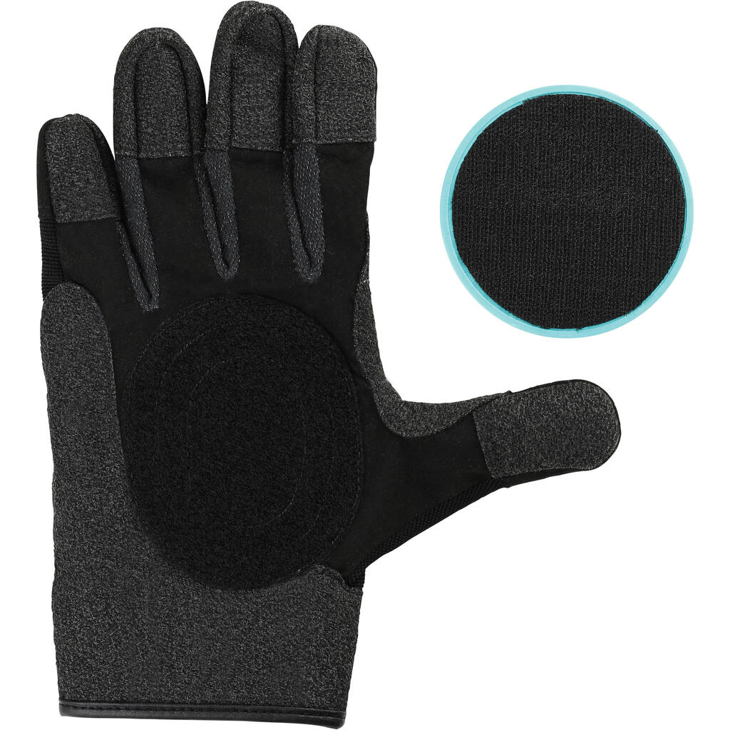 Longboard-Handschuhe Team schwarz