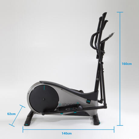 E-Shape + E-Connected* Compatible Cross Trainer | Domyos by Decathlon