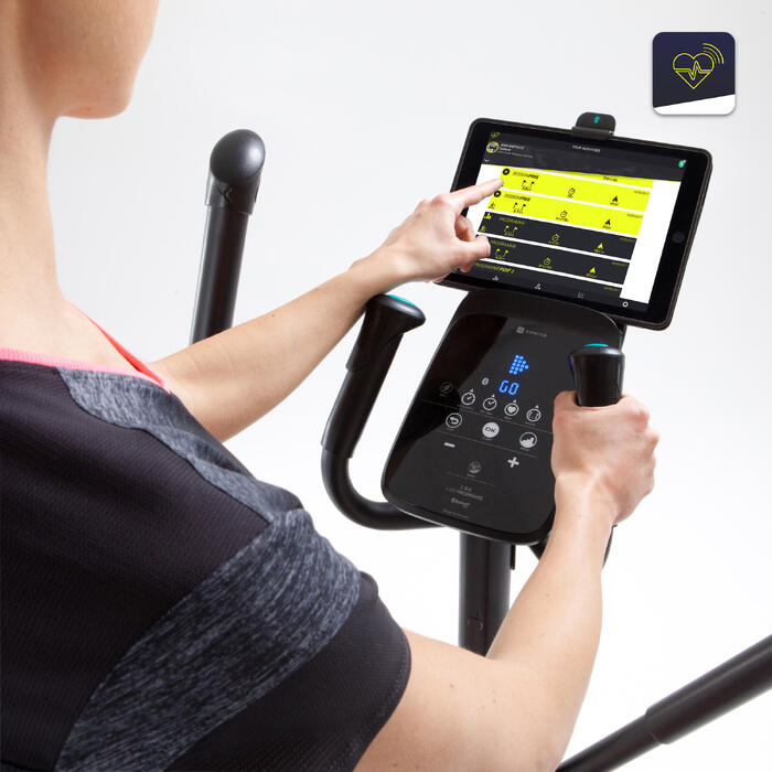 Elíptica E SHAPE, compatible con la aplicación Domyos Econnected ...