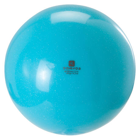 Rhythmic Gymnastics Ball 185mm - Turquoise Glitter ...