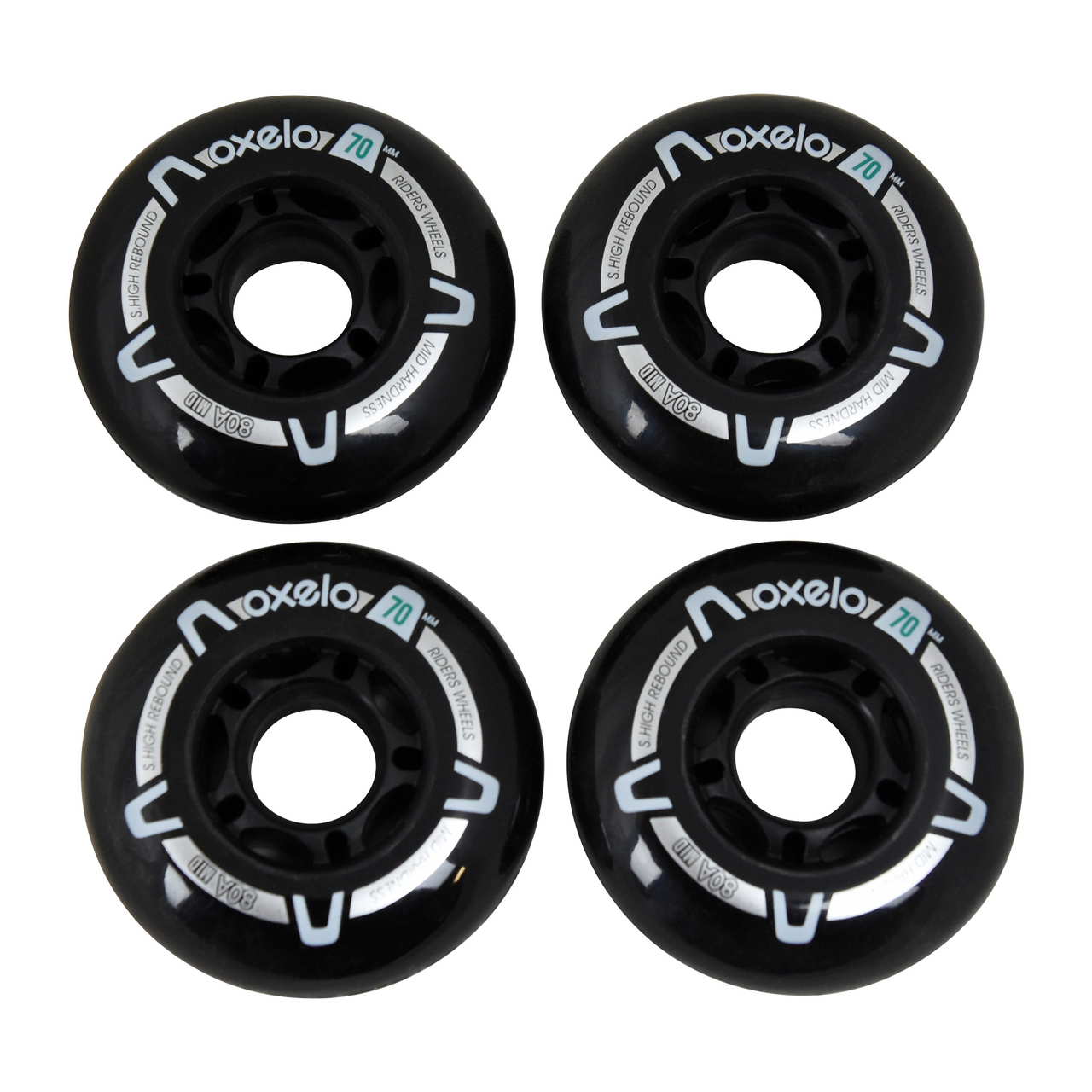Uşaqlar üçün 4 rolik təkəri 70 mm 80A FIT 3