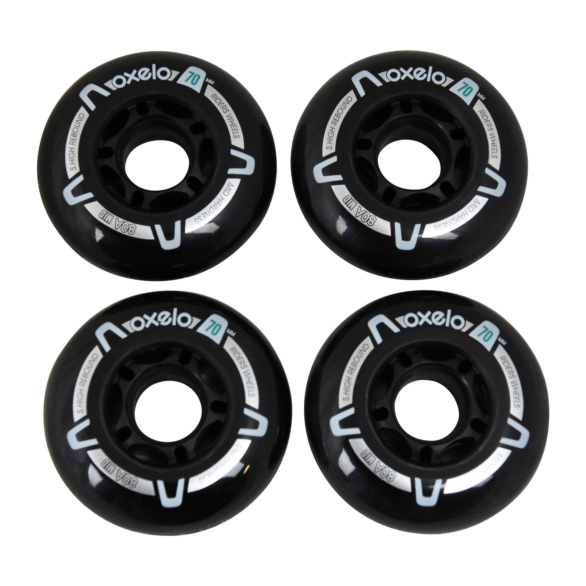 4 roues de roller en ligne enfant fit 3 70mm 80a - Mobilité urbaine et outdoor - Mobilité urbaine - OXELO-Decathlon PRO - Clubs - Entreprises -