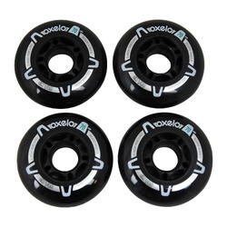 Kids' 70mm / 80A Inline Skate Wheels FIT 3 4-Pack