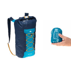 Morral TRAVEL ultra compacto 20 litros impermeable azul