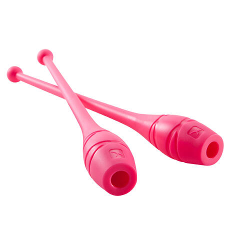 Rhythmic Gymnastics Clubs 36cm - Pink | Domyos by Decathlon