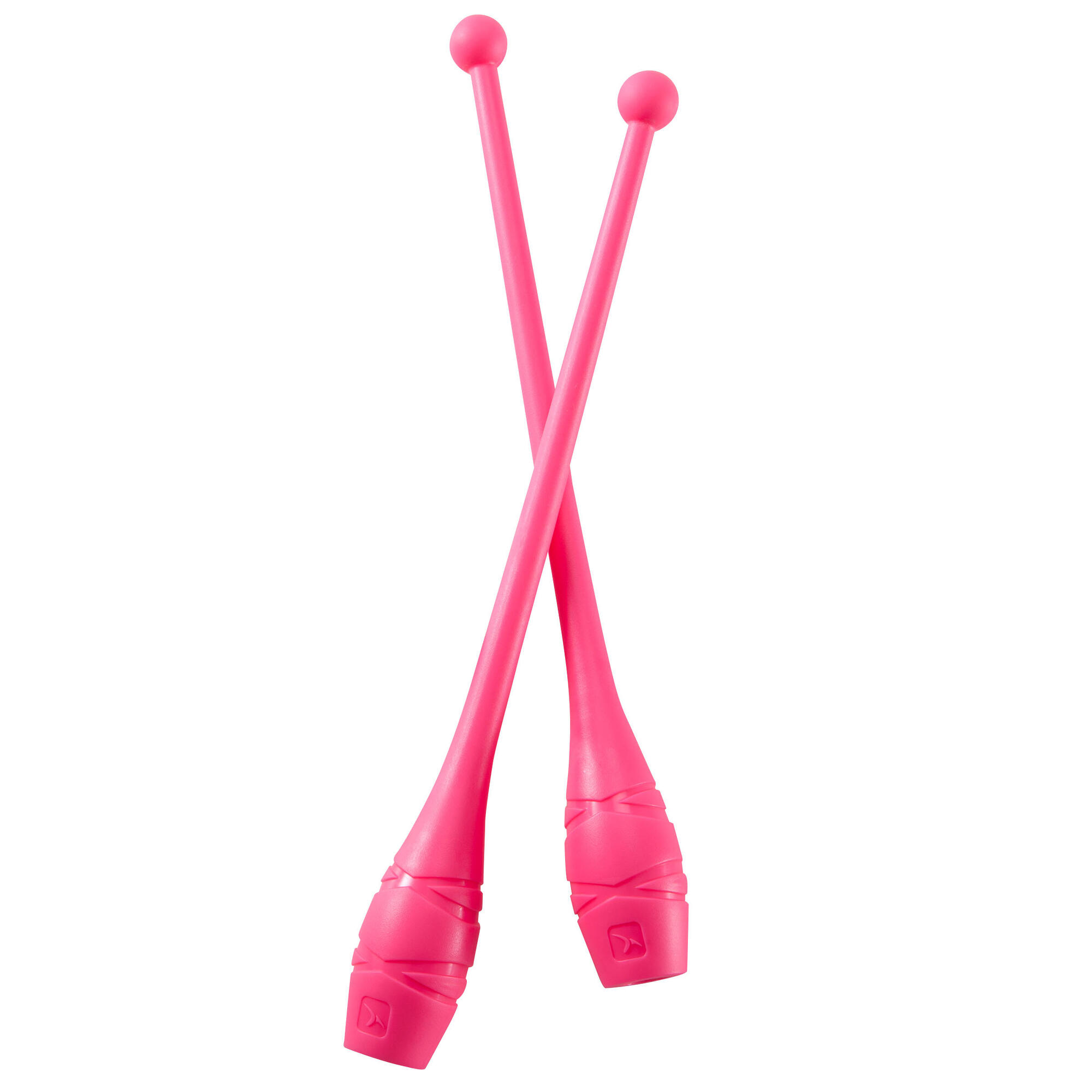Rhythmic Gymnastics Clubs 36cm Pink Domyos by Decathlon