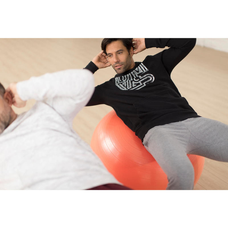 520 Gym Pilates Esofman Alti Erkek Siyah Domyos By Decathlon