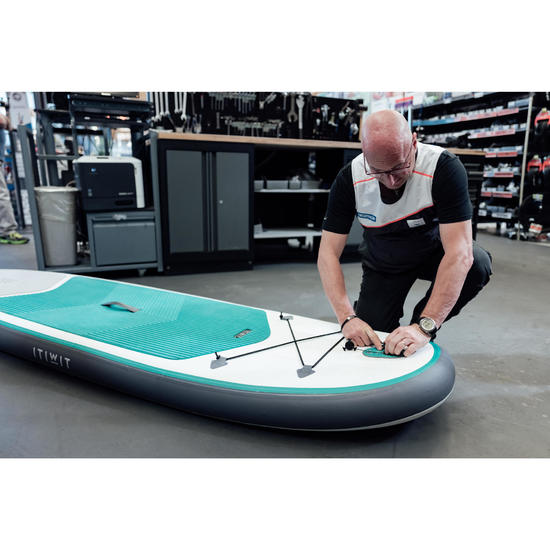 Vervangen van een ventiel van een stand-up paddling board