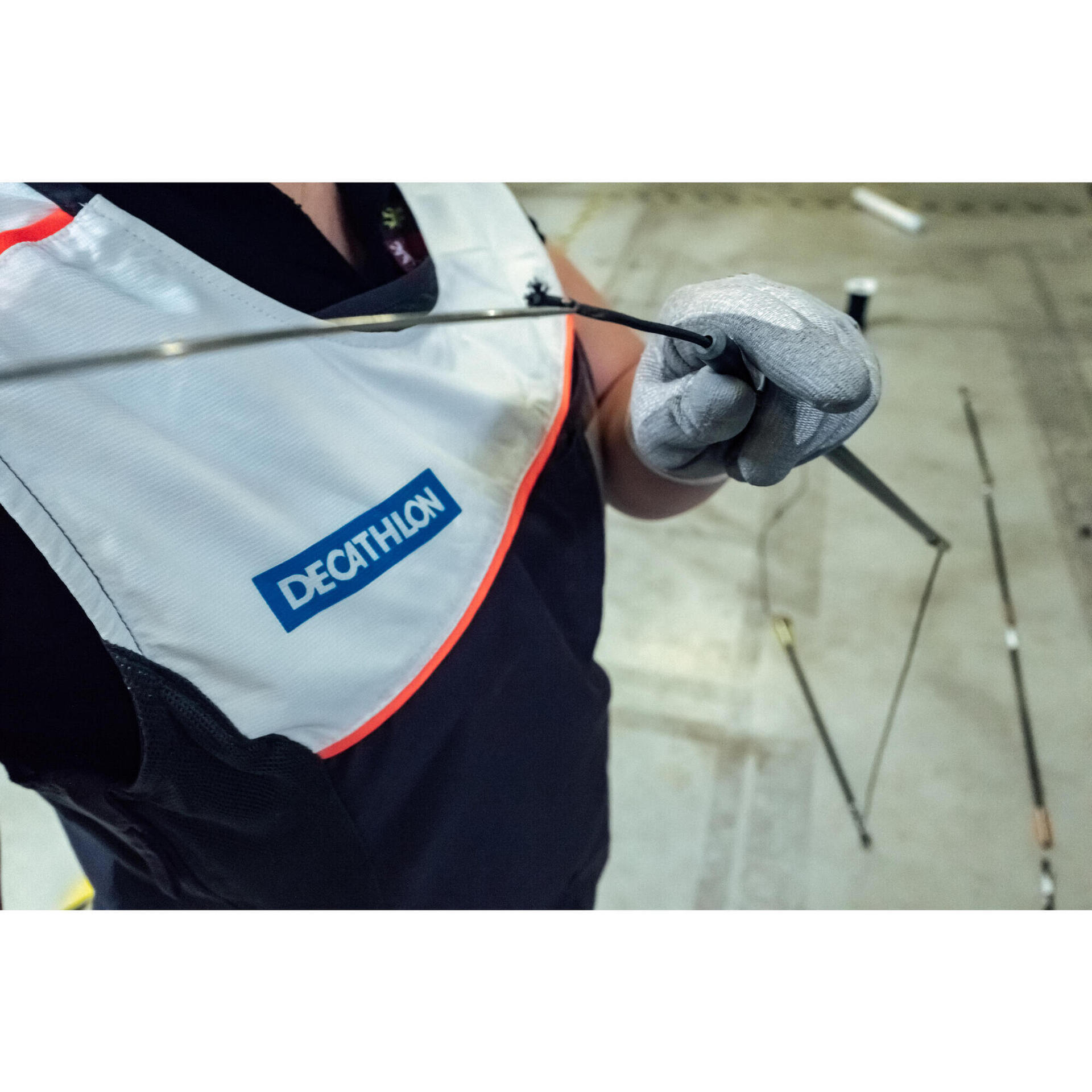 replacing a tent pole elastic