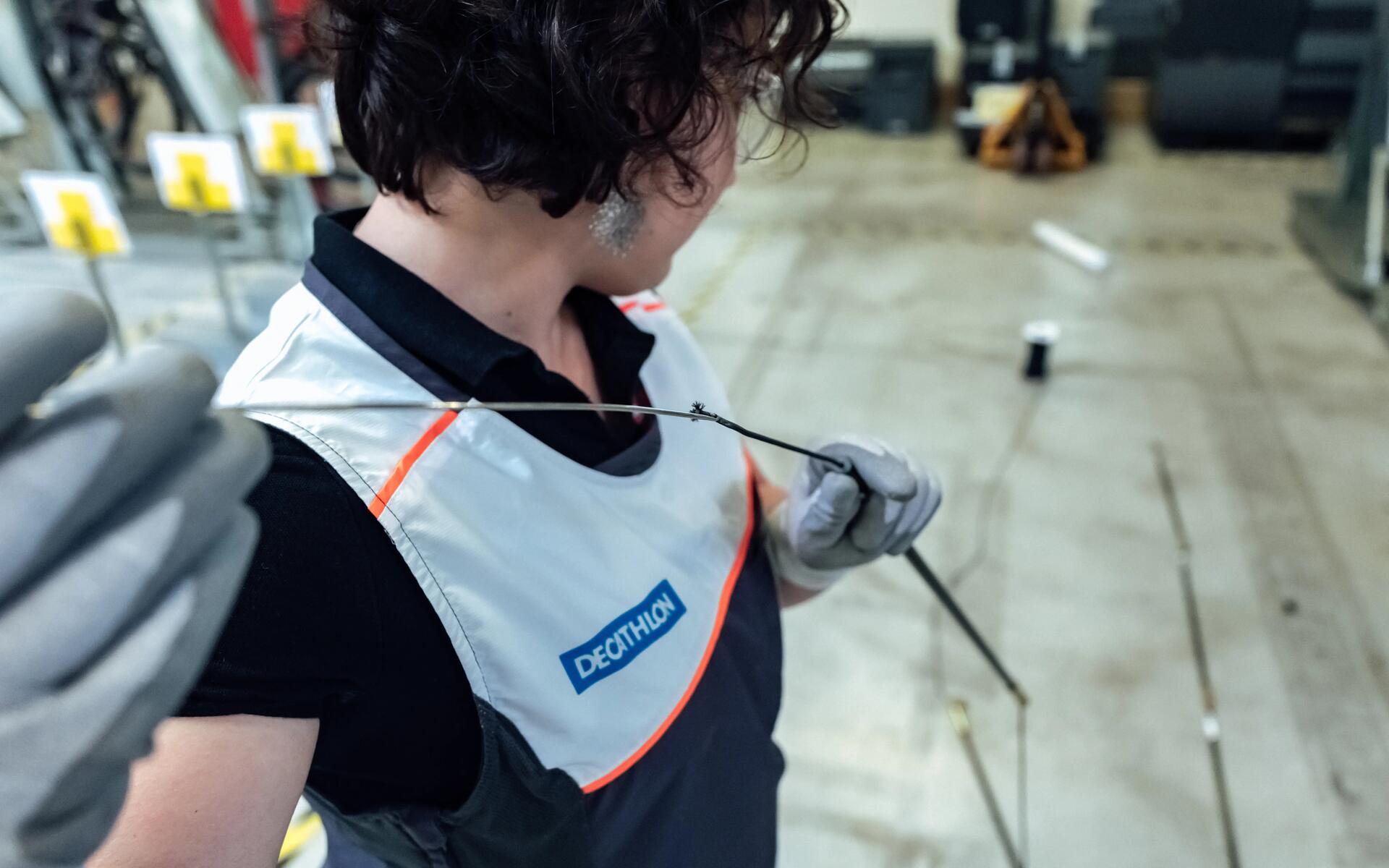 Changing the pole on a Seconds tent