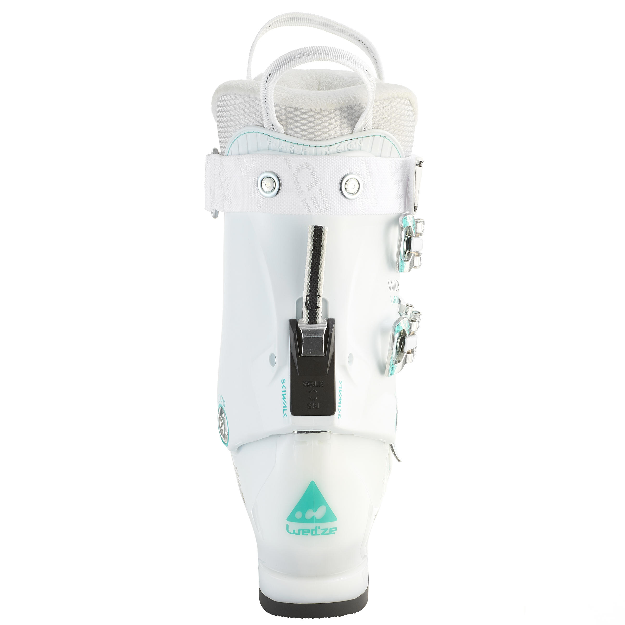 Second Life Women's Downhill Ski Boots White VERY GOOD WEDZE