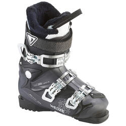 CHAUSSURES DE SKI DE PISTE FEMME WID 300 NOIRES