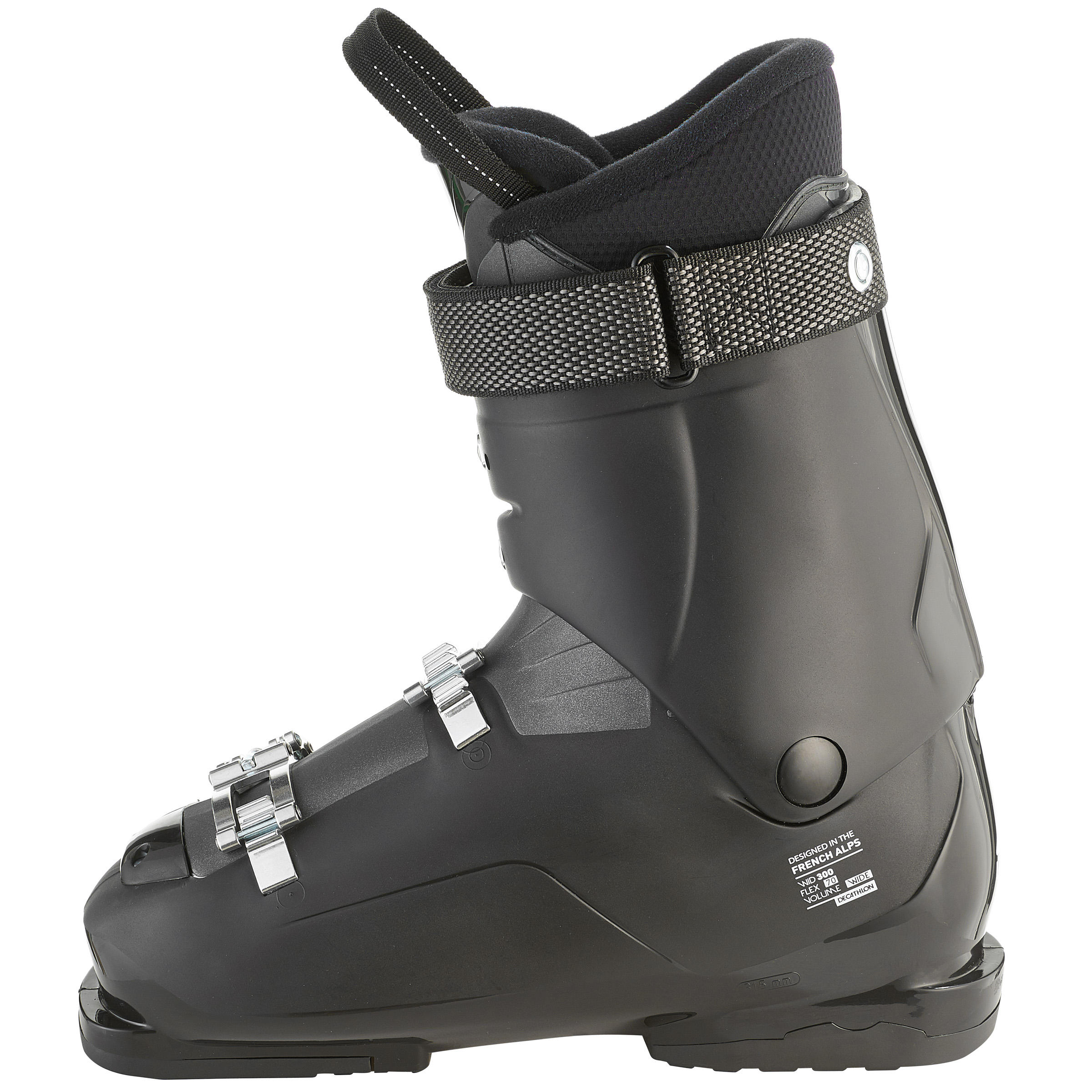 

Men'S Downhill Ski Boots Wid 300 Black -  By WEDZE | Decathlon