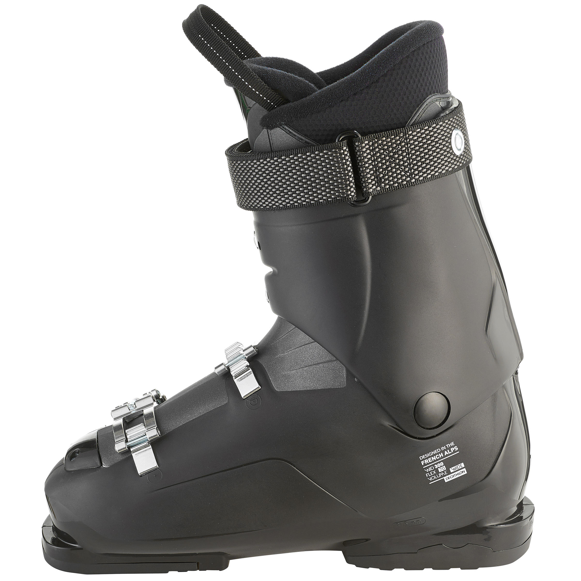 Men's Downhill Ski Boots Wid Black 8/10