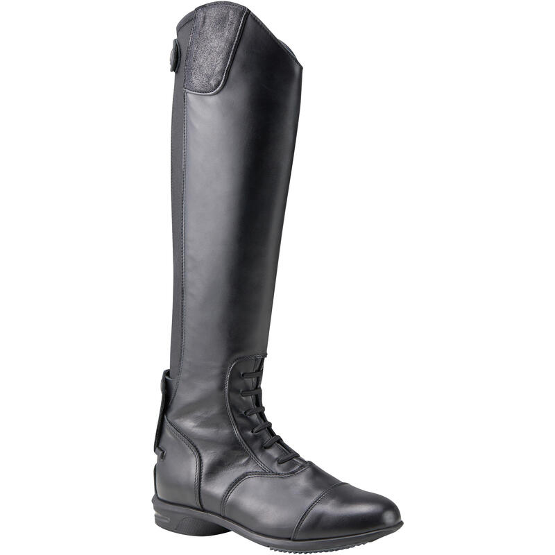 Bottes cuir équitation adulte LB 900 noir