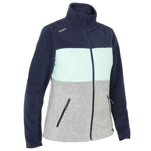 
      Fleecejacke Segeln Race Damen marineblau/grau/grün
  