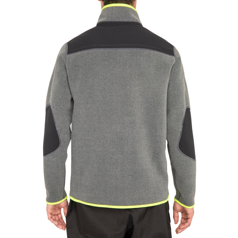 Cruise Men's Sailing Fleece Yellow / Grey Decathlon