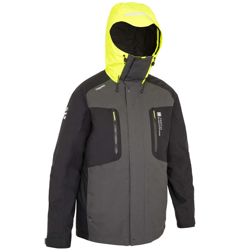 MAN SAILING COLD WTR WATERPROOF CLOTHES - 500 M Parka - Grey/Black TRIBORD