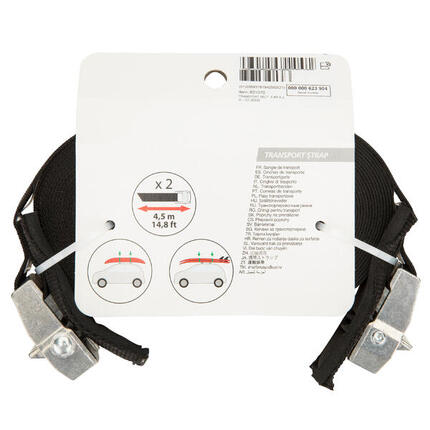 Pasy do transportu kajaka/SUP/surf/windsurf Decathlon