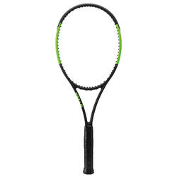 RAQUETTE DE TENNIS ADULTE BLADE 98L NOIR VERT