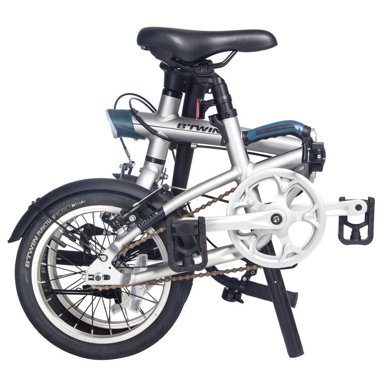 TILT 500 14" FOLDABLE BIKE - SILVER