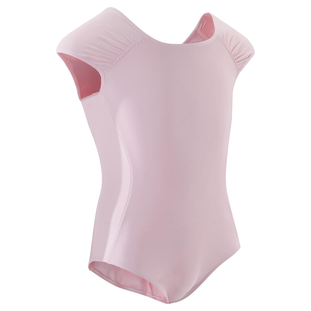 Girls' Ballet Short-Sleeved Leotard