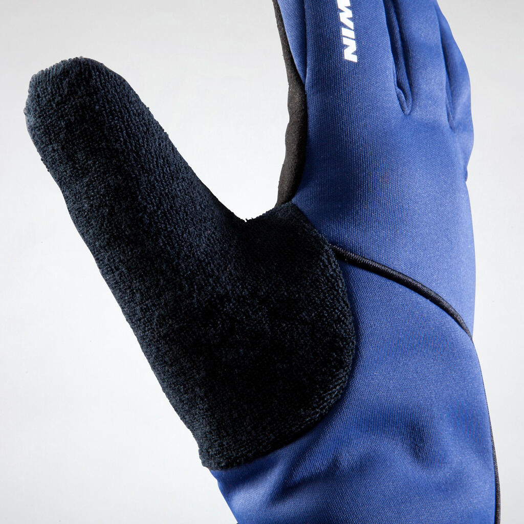 Fahrradhandschuhe 500 kühles Wetter orange