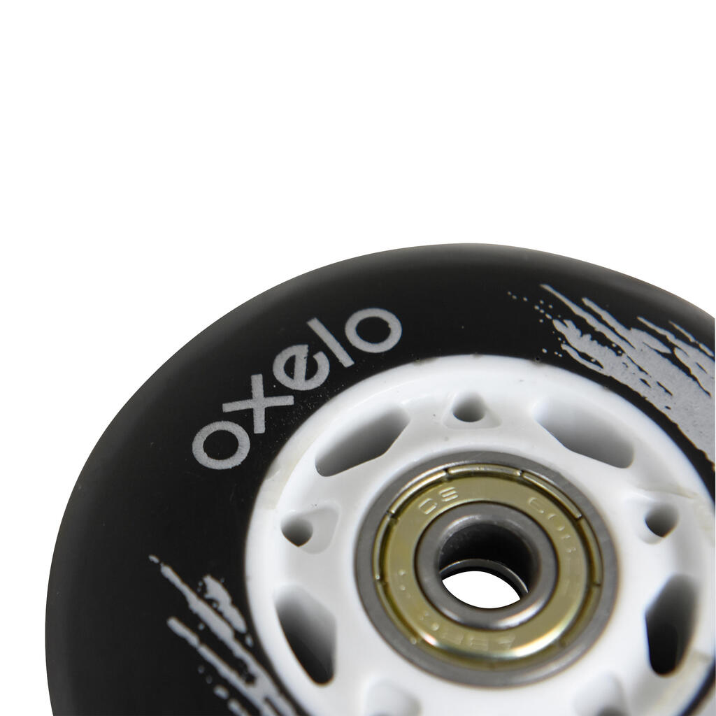 76 mm 88 A Waveboard Wheels Twin-Pack - Black