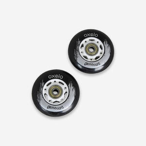Waveboard Wheels Set of 2 Black