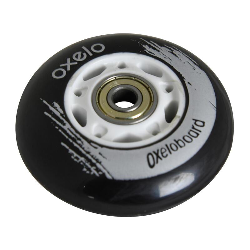 OXELO WAVEBOARD WHEELS X2 - BLACK