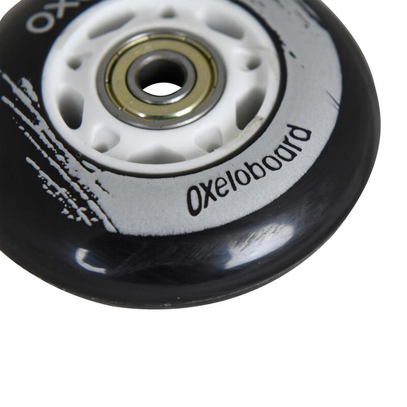 OXELO WAVEBOARD WHEELS X2 - BLACK