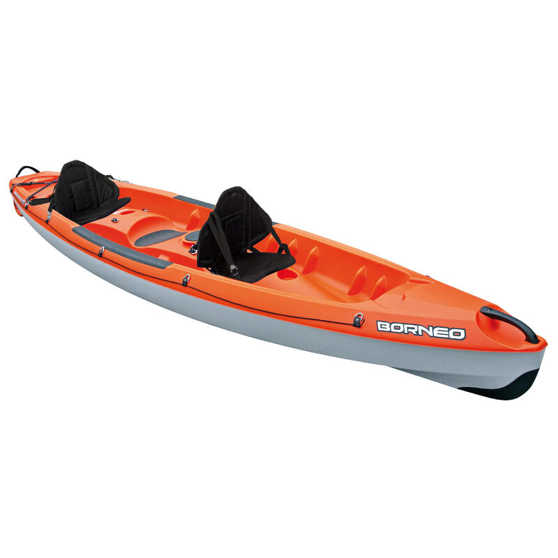 CANOE KAYAK RIGIDE BORNEO BIC AVEC DOSSERET 2 PLACES ADULTE ET 1 PLACE ENFANT