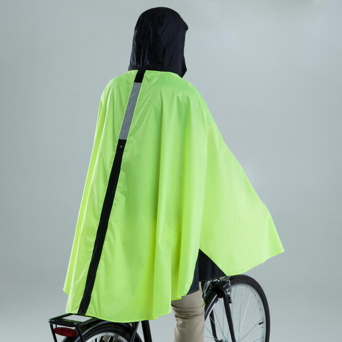 B'twin Regenponcho fiets 500 poncho Decathlon.nl
