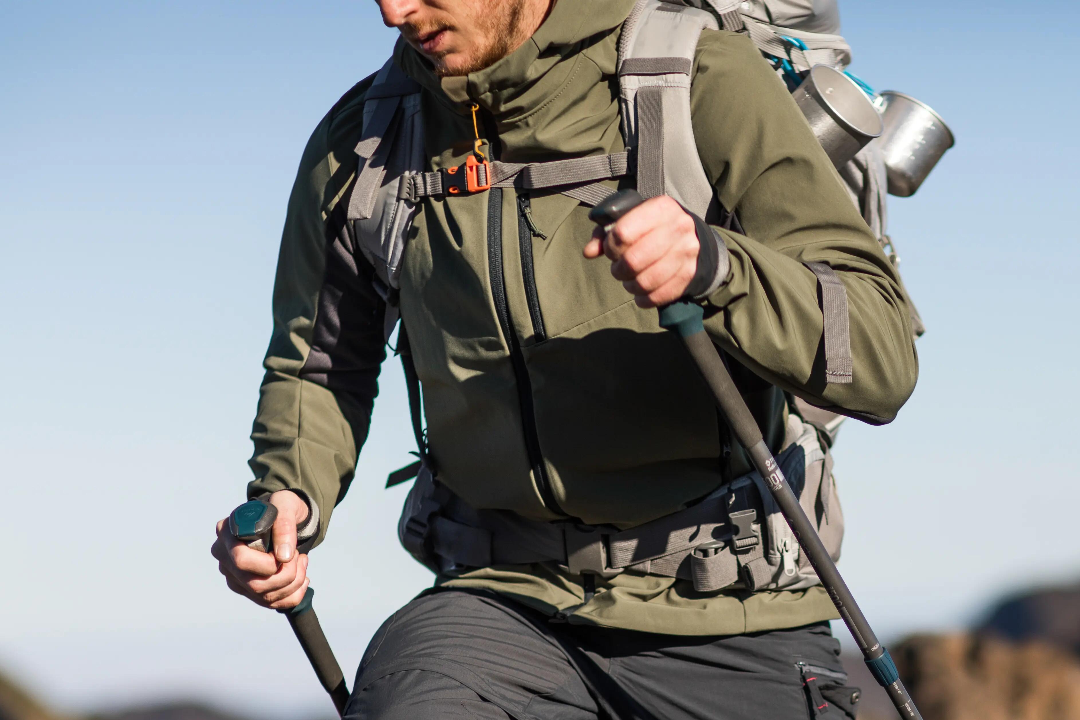 hiking softshell jacket