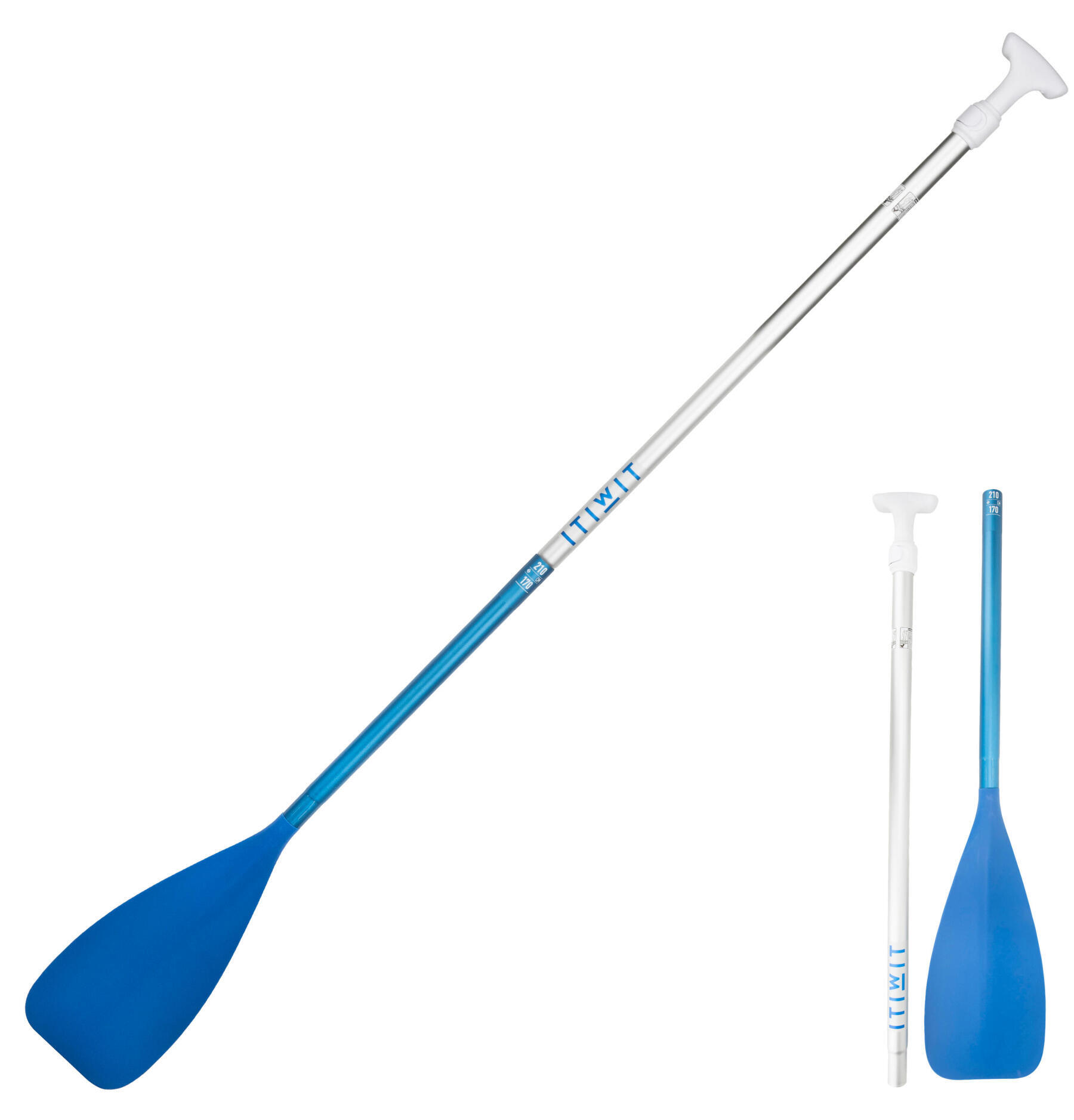 Pagaia Da SUP In Alluminio Kangui - Smontabile, Regolabile Da 165 A 205 Cm, Nera - 3