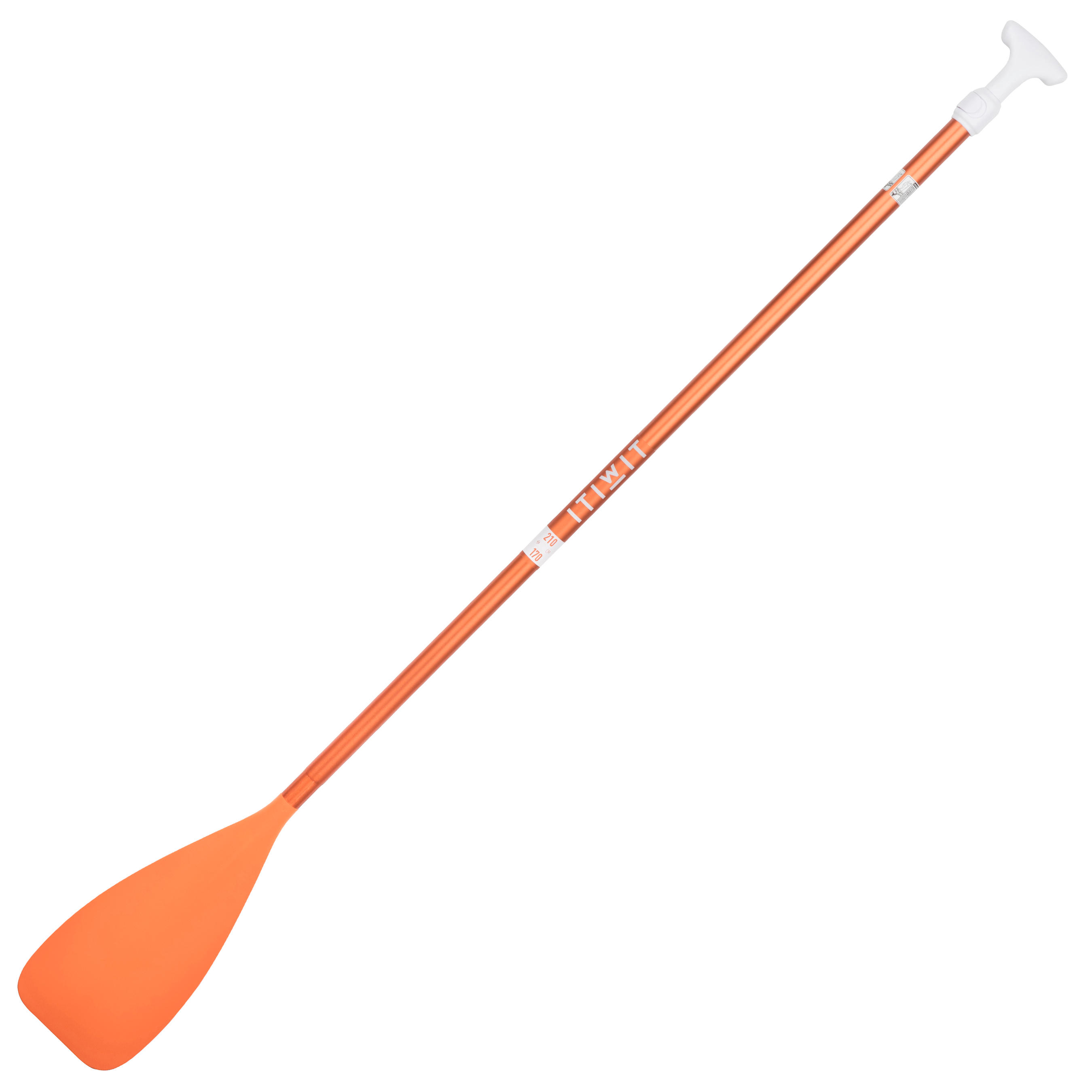 ITIWIT 100 Adjustable SUP Paddle 170-210 cm - Orange