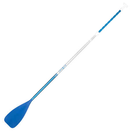 PAGAIE STAND UP PADDLE 100 DEMONTABLE REGLABLE 170-210 CM BLEU