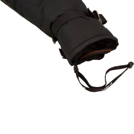 Adult Downhill Skiing Mittens - Black