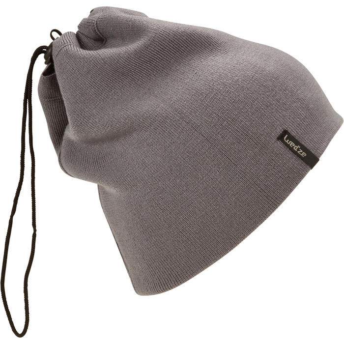 Reverse Ski Neck WarmerBlack/Grey Decathlon