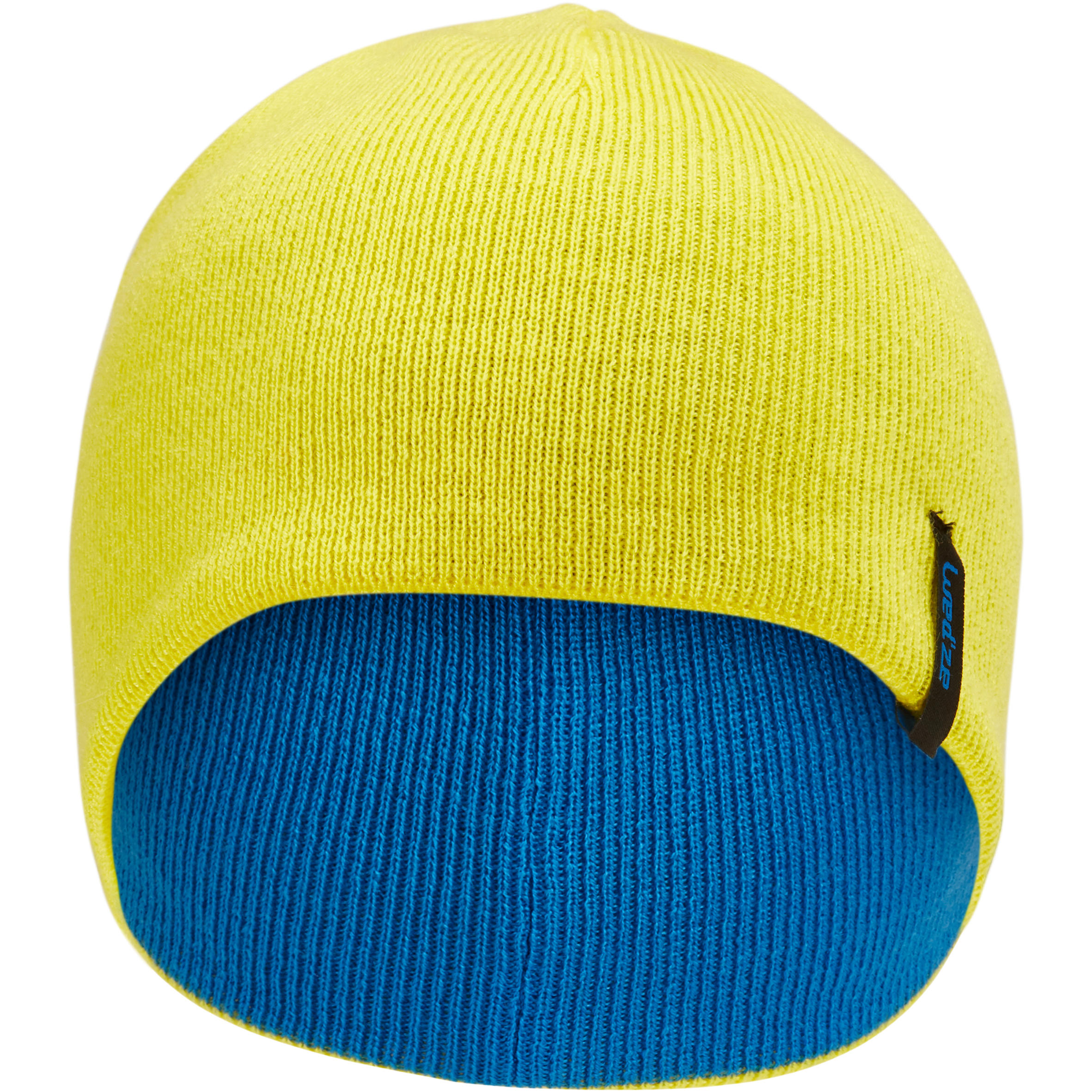 yellow ski hat