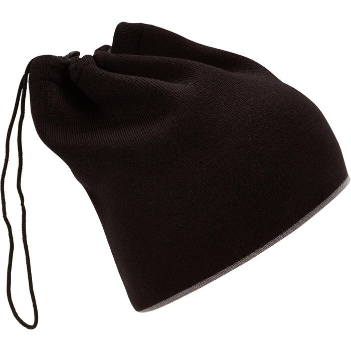 Reverse Ski Neck WarmerBlack/Grey Decathlon