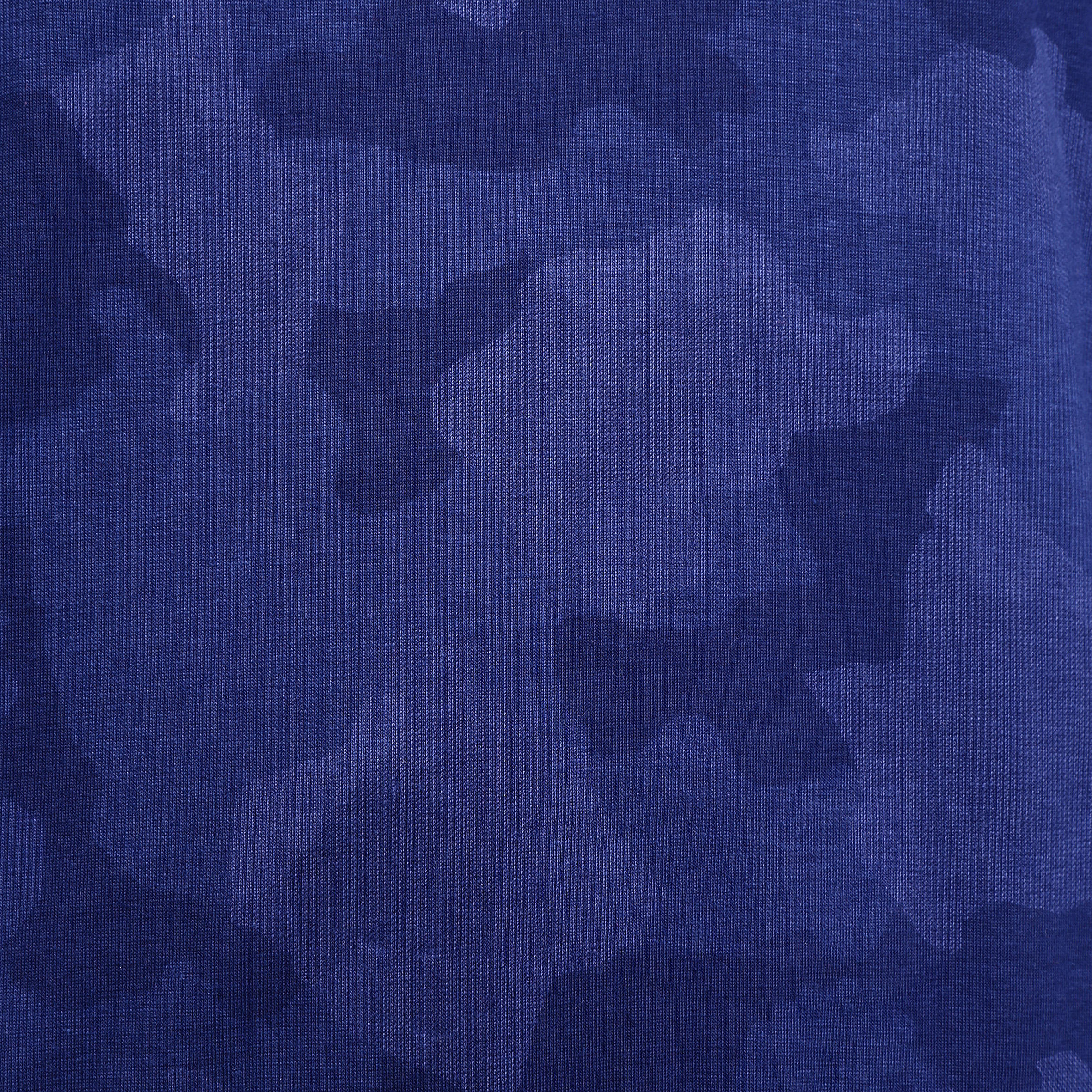 Air+ Women's Fitness Long-sleeved Print T-shirt - Dark Blue Camouflage 12/13