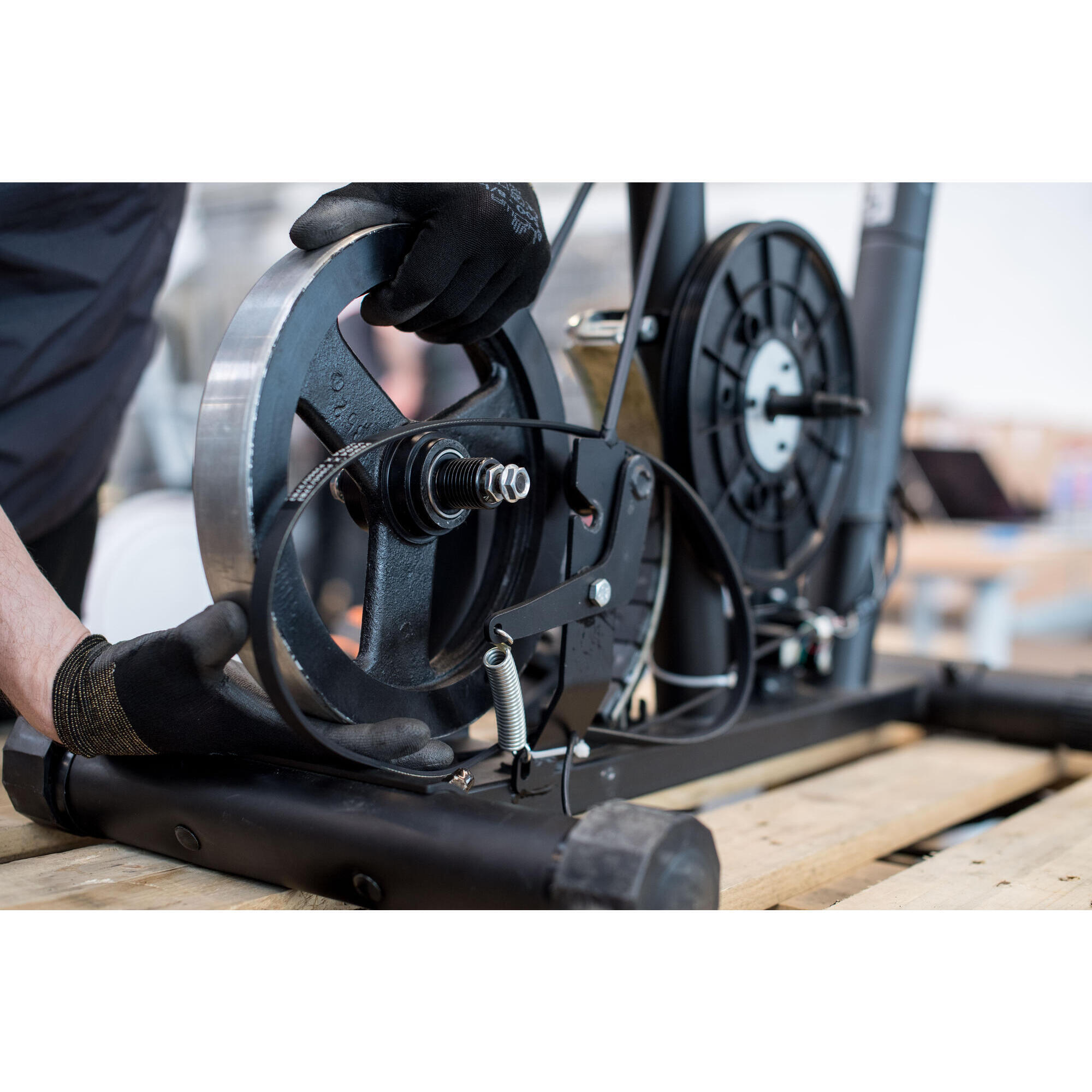 WORKSHOP Austausch Schwungrad magnetischer Heimtrainer