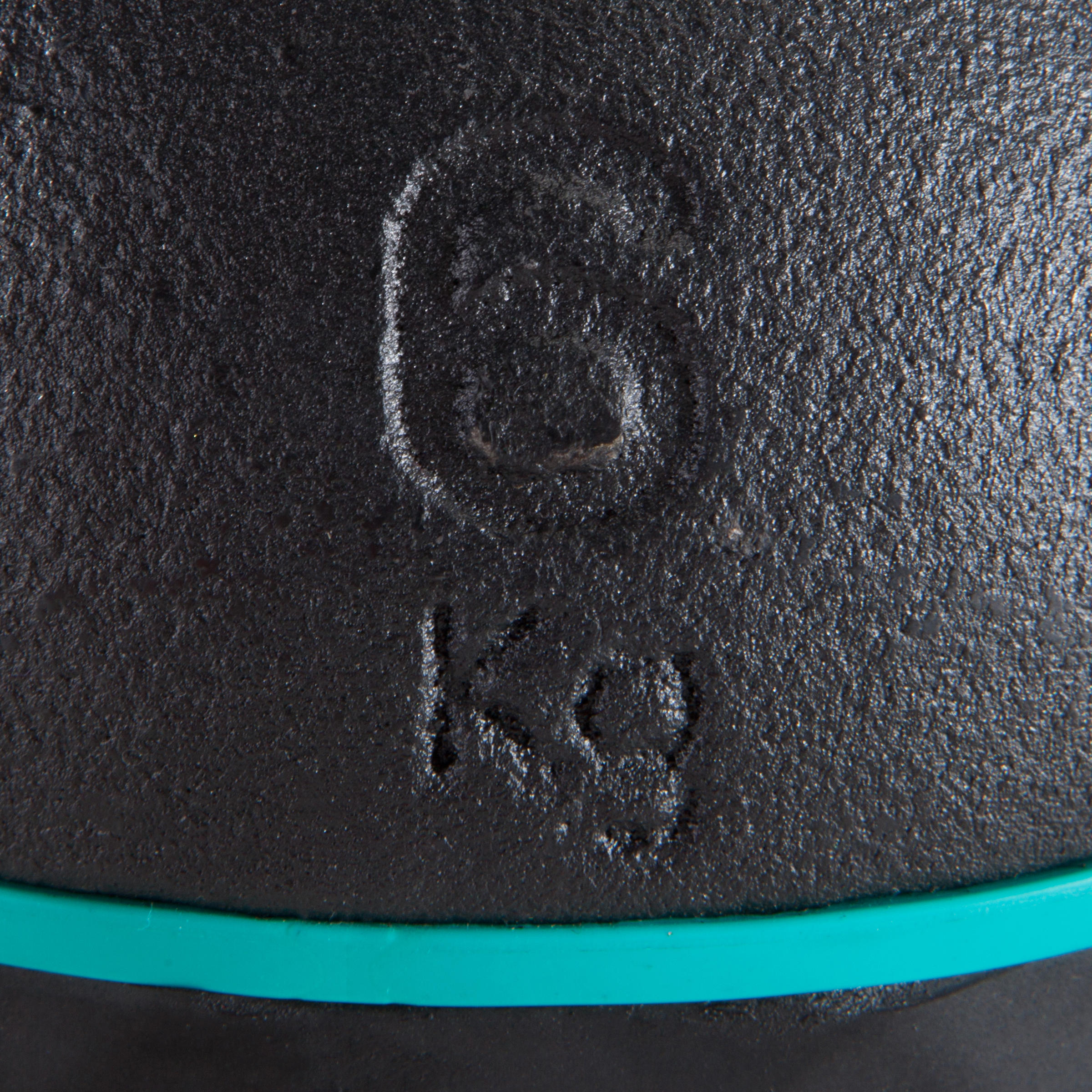 6 kg Cast-Iron Kettlebell with Rubber Base - CORENGTH