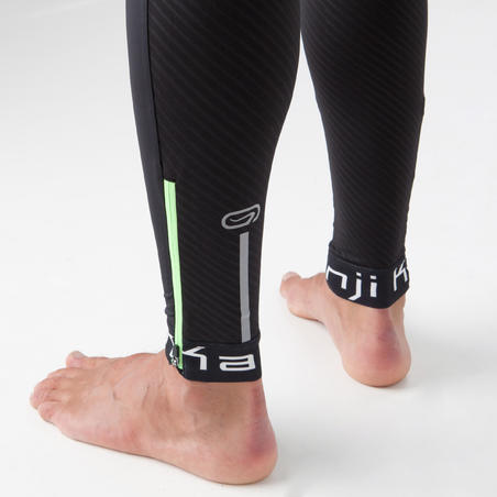 ТАЙТСЫ УТЕПЛЕННЫЕ ДЛЯ БЕГА МУЖСКИЕ RUN WARM ЧЕРНЫЕ