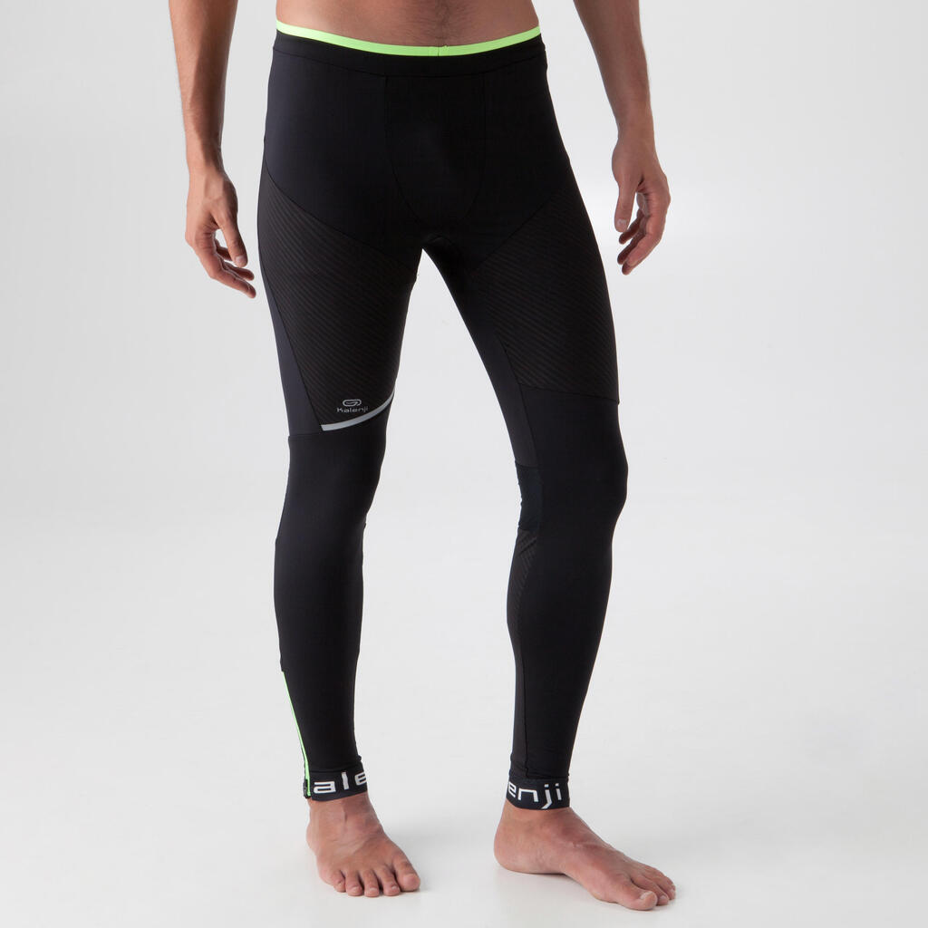 COLLANT DE RUNNING HOMME KALENJI WARM NOIR